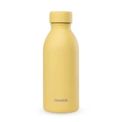 Gourde inox isotherme - Icon Matt 500 ml - Qwetch - Citron