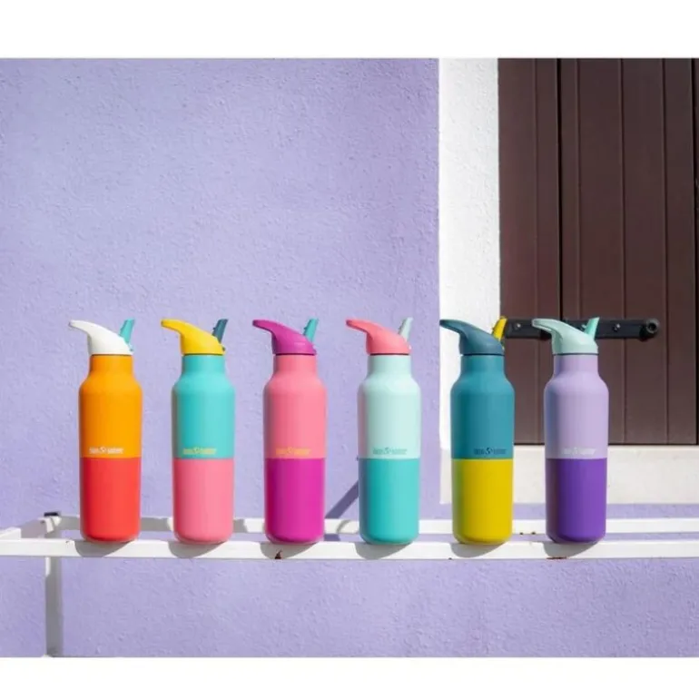 Gourde isotherme en inox recyclé 473 ml - Klean Kanteen - Brittany Kaleidoscope