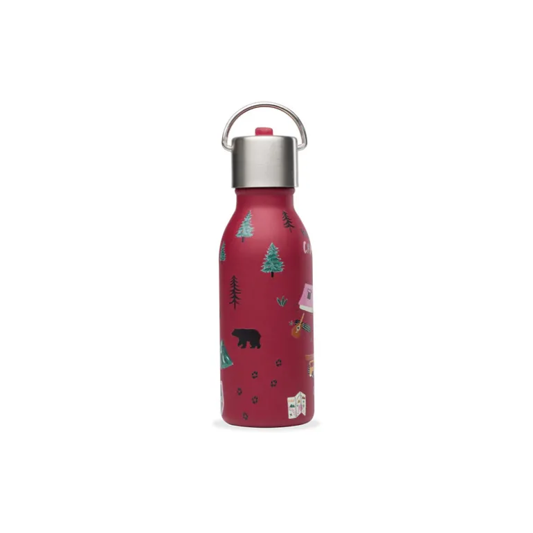 Gourde Qwetch inox isotherme - 350ml - Yosemite - Grenat
