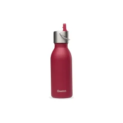 Gourde Qwetch inox isotherme - 350ml - Matt - Grenat