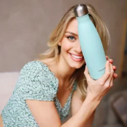 Gourde Qwetch - Inox isotherme - 500ml - Pastel mint