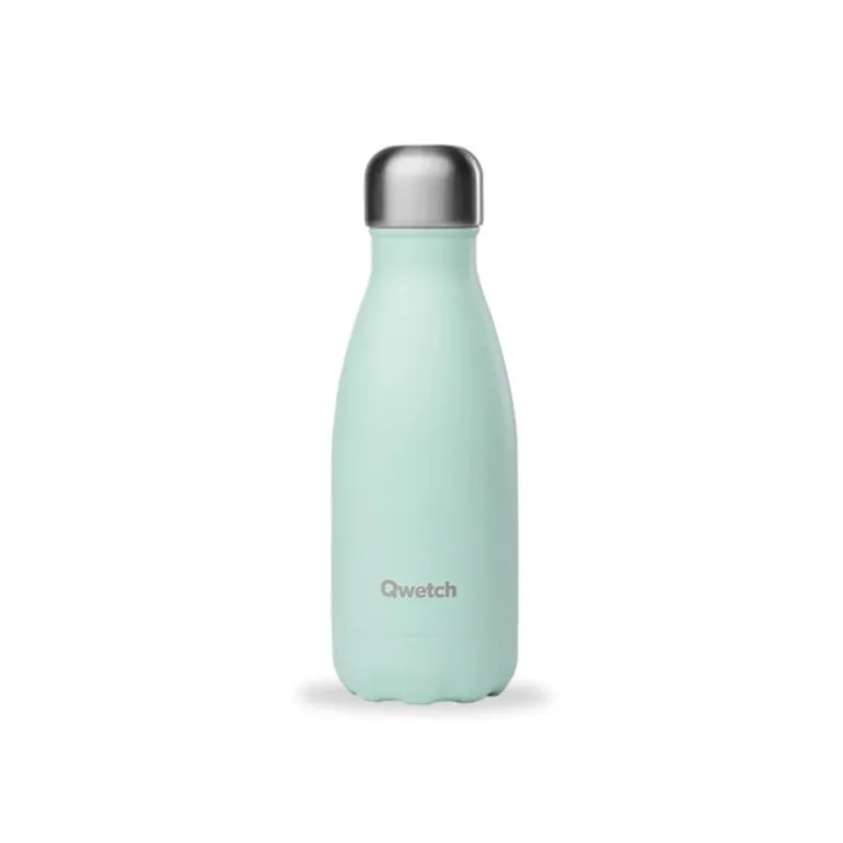 Gourde Qwetch inox isotherme - 260ml - Pastel Green