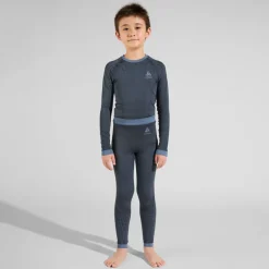 Haut thermique enfant - Performance Warm kids - Odlo - India Ink / Folkstone Gray