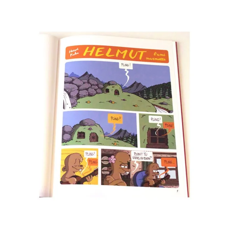 Helmut l'ami marmotte - BD - Là-haut sur la montagne