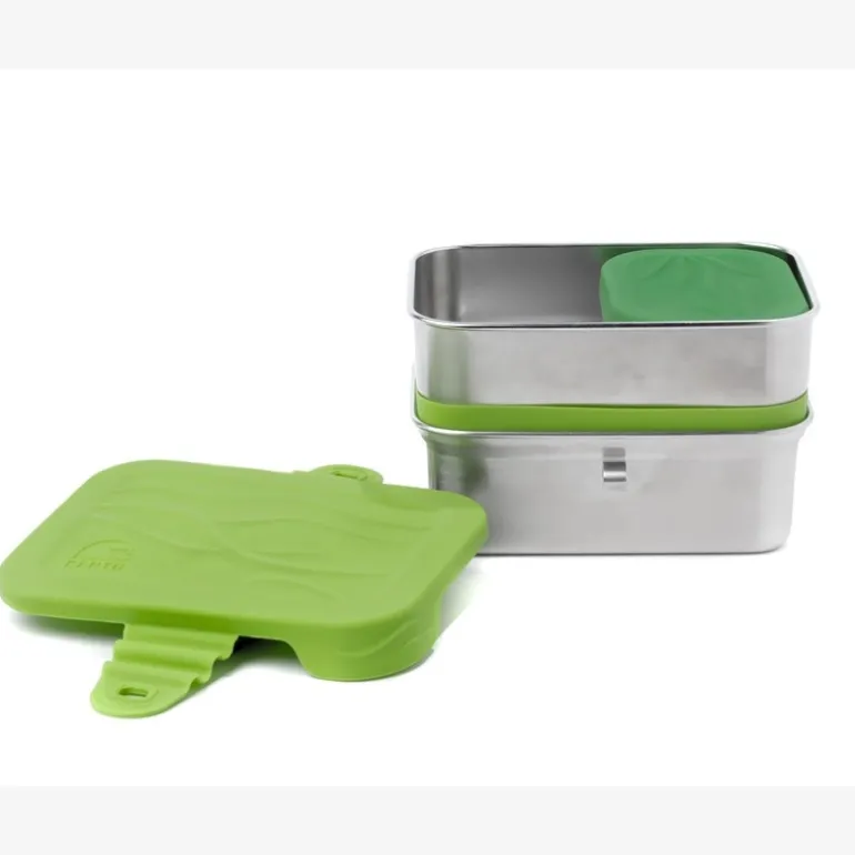 3 in 1 Splash Box - Bento inox - Ecolunchbox