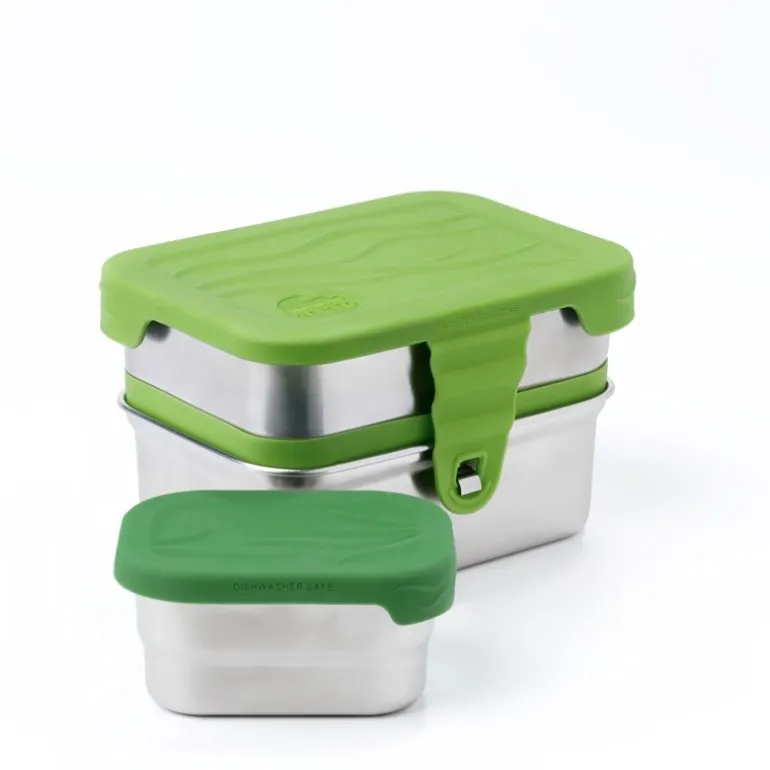3 in 1 Splash Box - Bento inox - Ecolunchbox