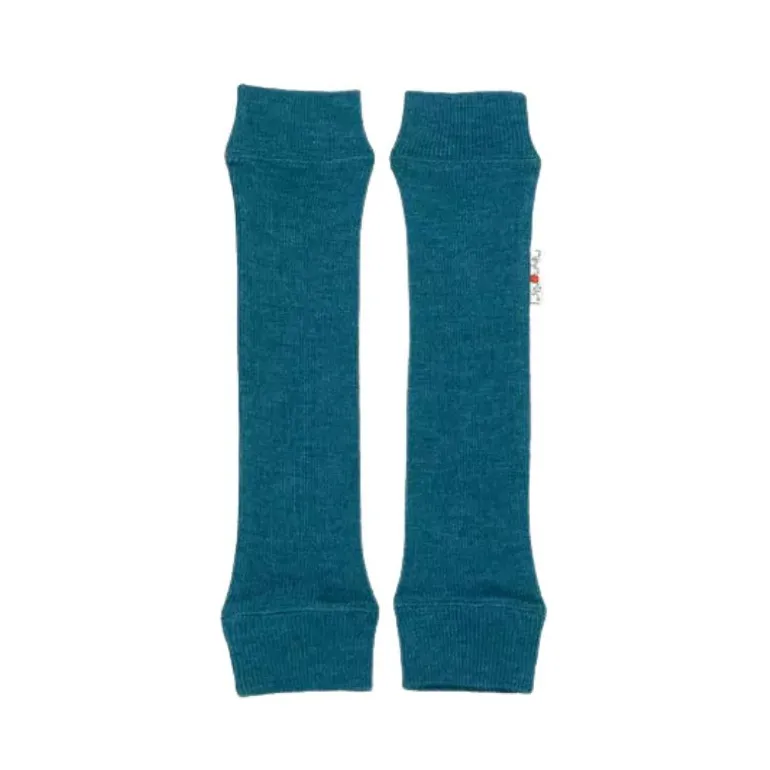 Jambières bébé de portage en laine Manymonths - Seabreeze Teal