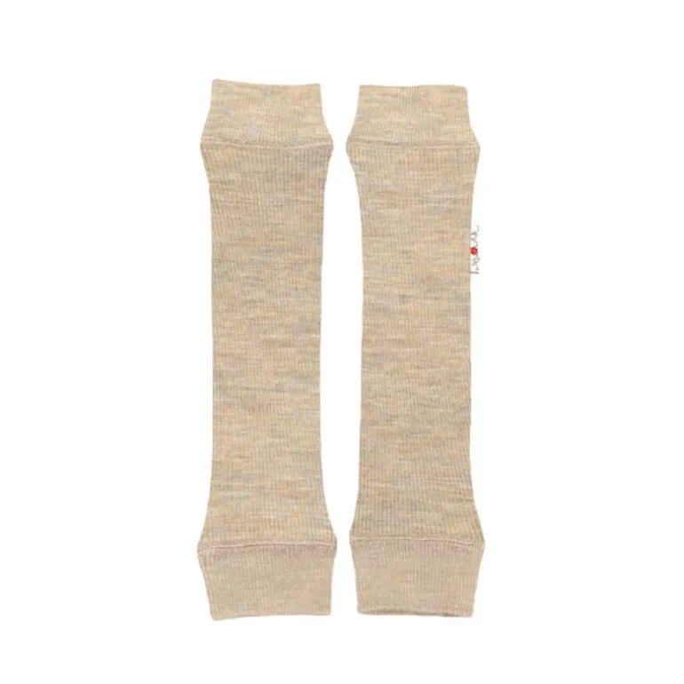 Jambières bébé de portage en laine Manymonths - Driftwood Taupe