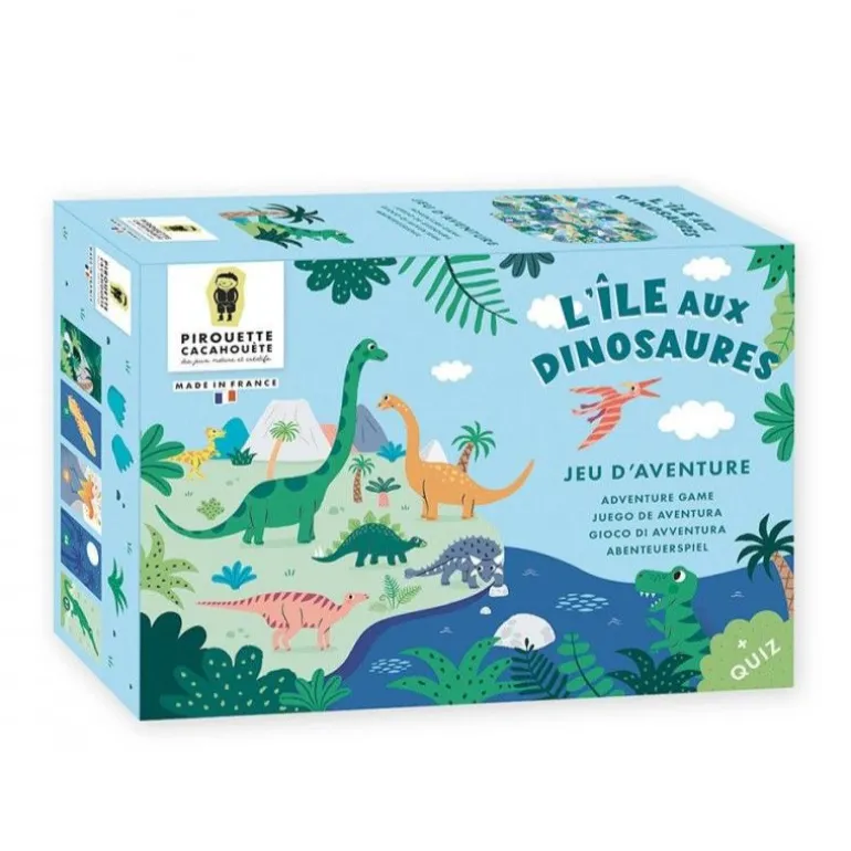 Jeu d’aventure - L’Île aux Dinosaures - Pirouette Cacahouète