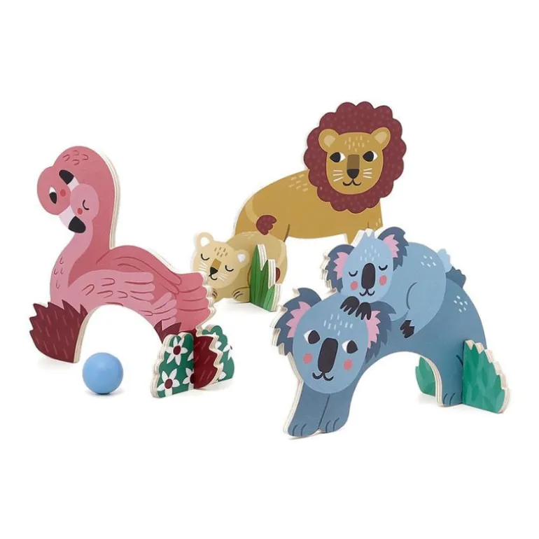 Jeu de croquet en bois Maman et bébé - Vilac