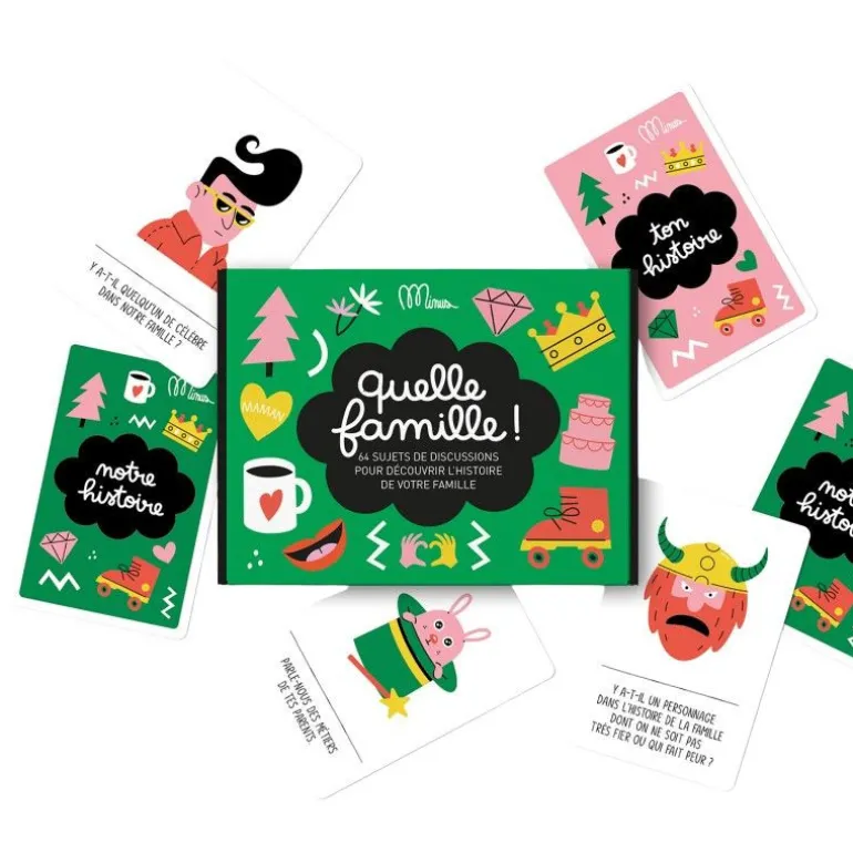 Jeu de discussion Quelle Famille ! - Minus Editions