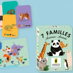 Jeu de 7 familles Animaux - Pirouette Cacahuète