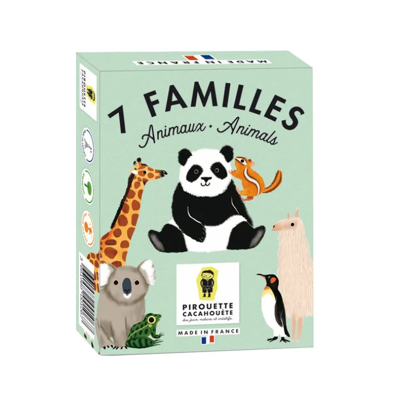 Jeu de 7 familles Animaux - Pirouette Cacahuète