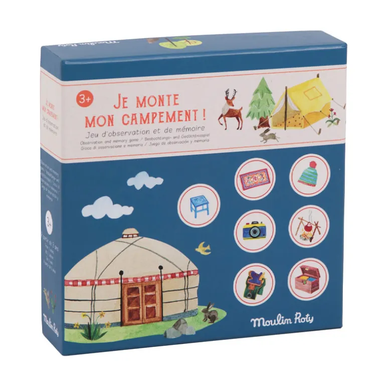 Jeu de mémoire, Je monte mon campement - Moulin Roty
