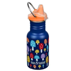 Kid Kanteen 350 ml en Inox - bouchon Sippy - Mushrooms