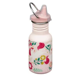 Kid Kanteen 350 ml en Inox - bouchon Sippy - Leapings Unicorns