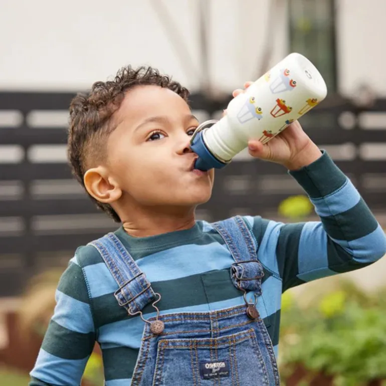 Kid Kanteen 350 ml en Inox - bouchon Sippy - Cars