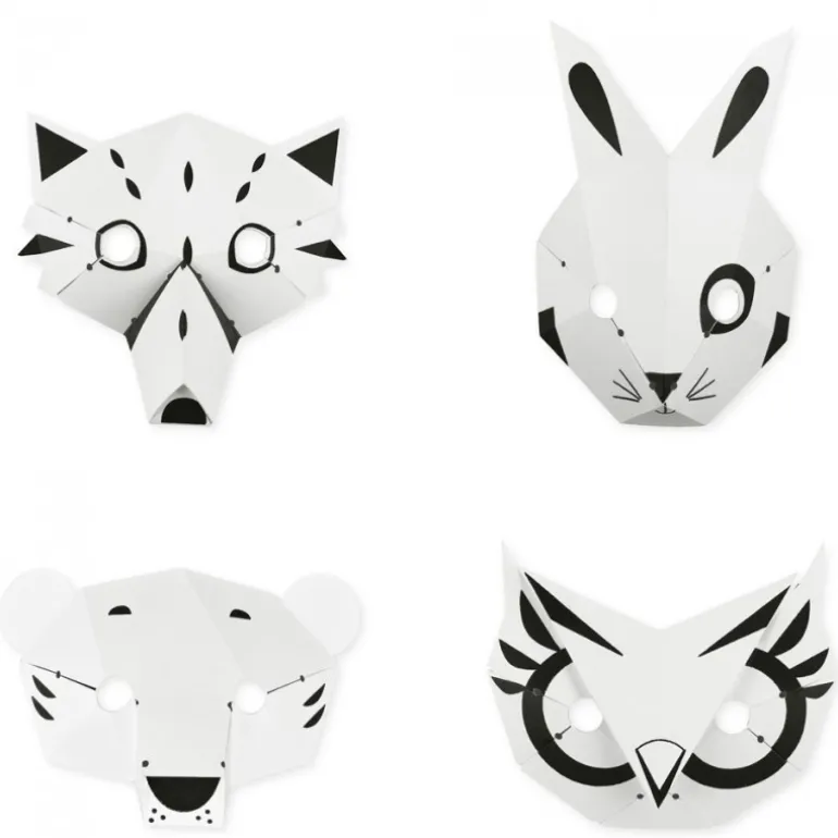 Kit Créatif Masques de la forêt - Pirouette Cacahouète