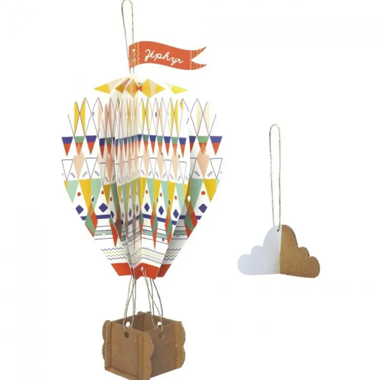 Kit Créatif Montgolfière - Pirouette Cacahouète