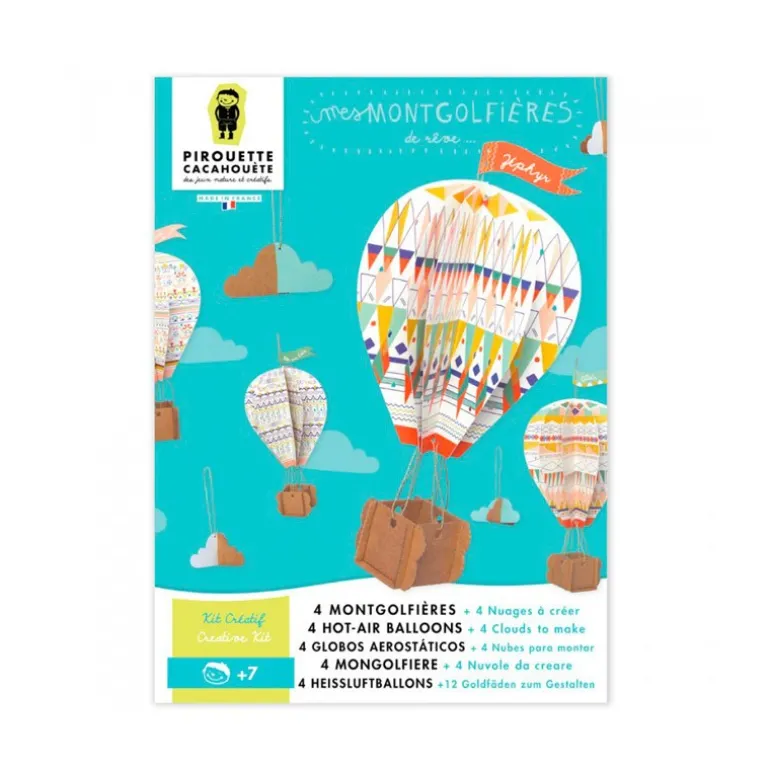 Kit Créatif Montgolfière - Pirouette Cacahouète