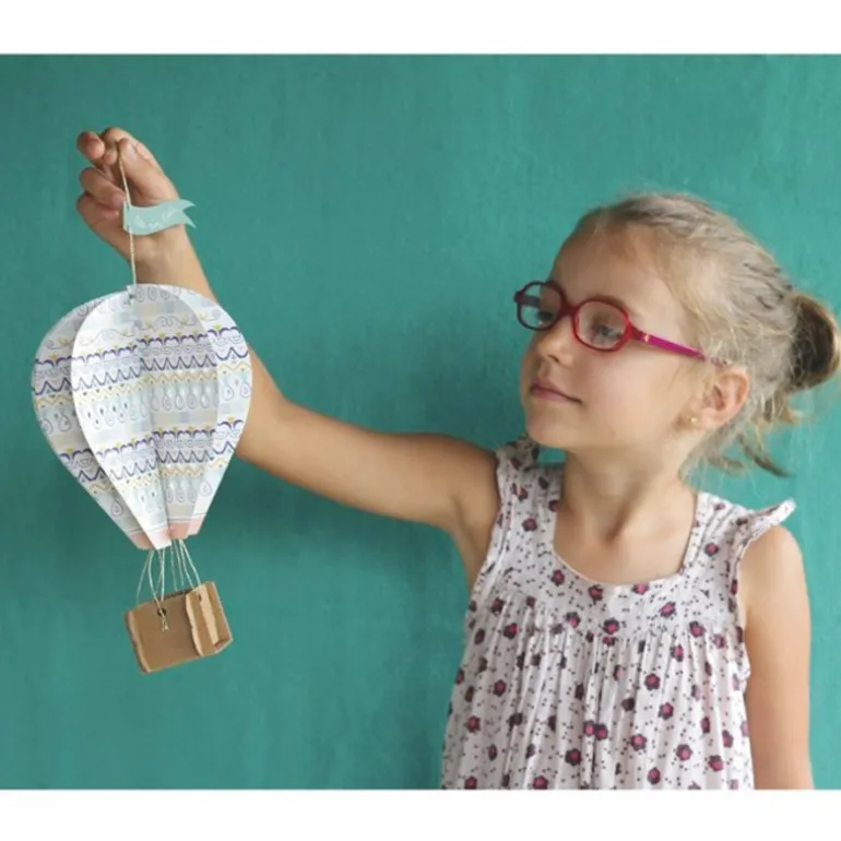 Kit Créatif Montgolfière - Pirouette Cacahouète