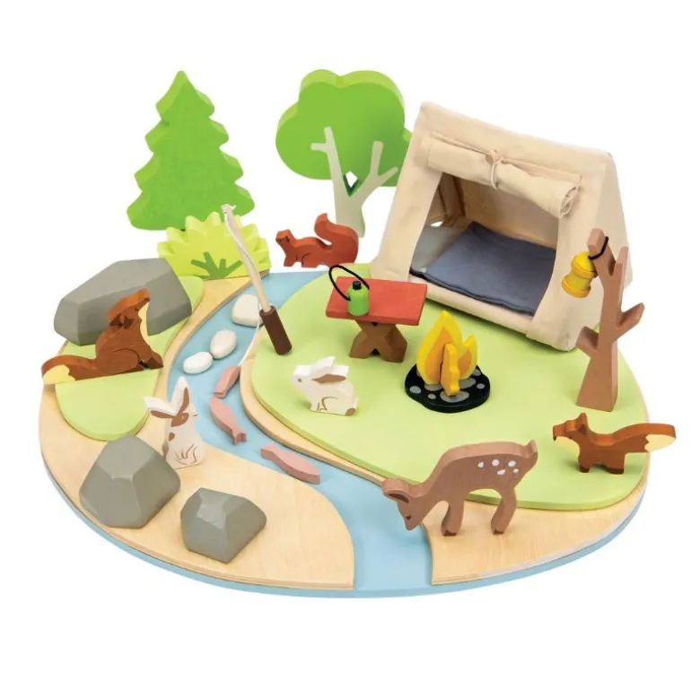 Kit de jeu en bois - Set de camping - Tender Leaf