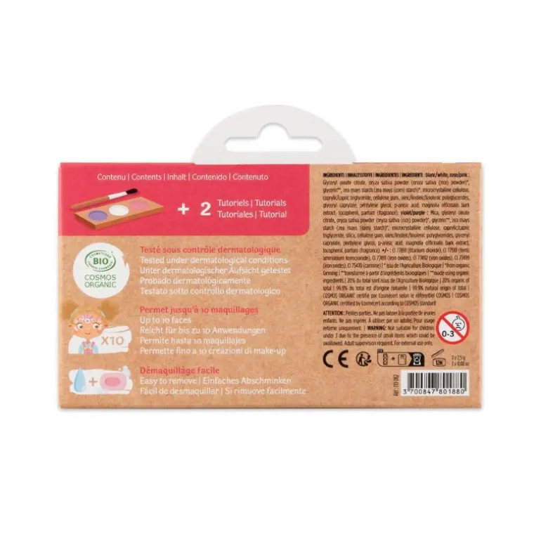 Kit de maquillage 3 couleurs Fée & Papillon - Namaki