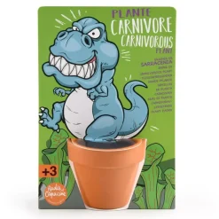 Kit graines à semer : T-rex - Plante carnivore - Radis et Capucine