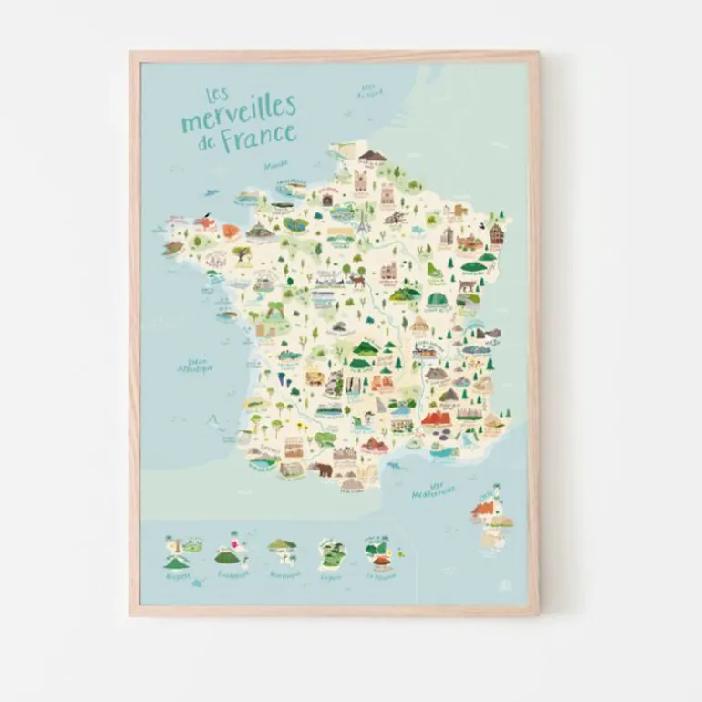 La Carte des merveilles de France - Papier Curieux