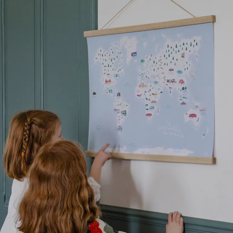 La Carte des merveilles du Monde - Papier Curieux