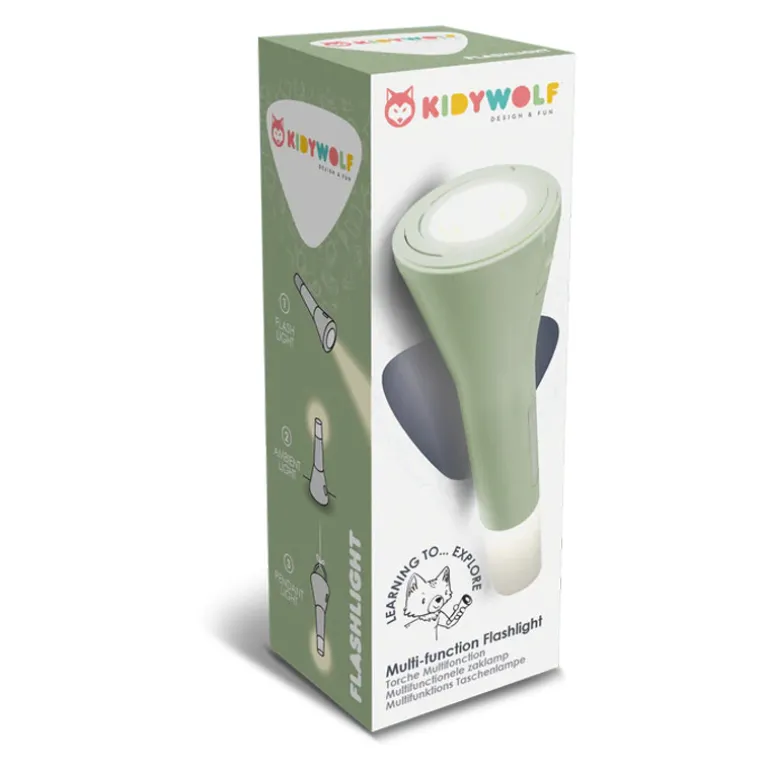 Lampe torche enfant Kidyflashlight - Kidywolf - Vert