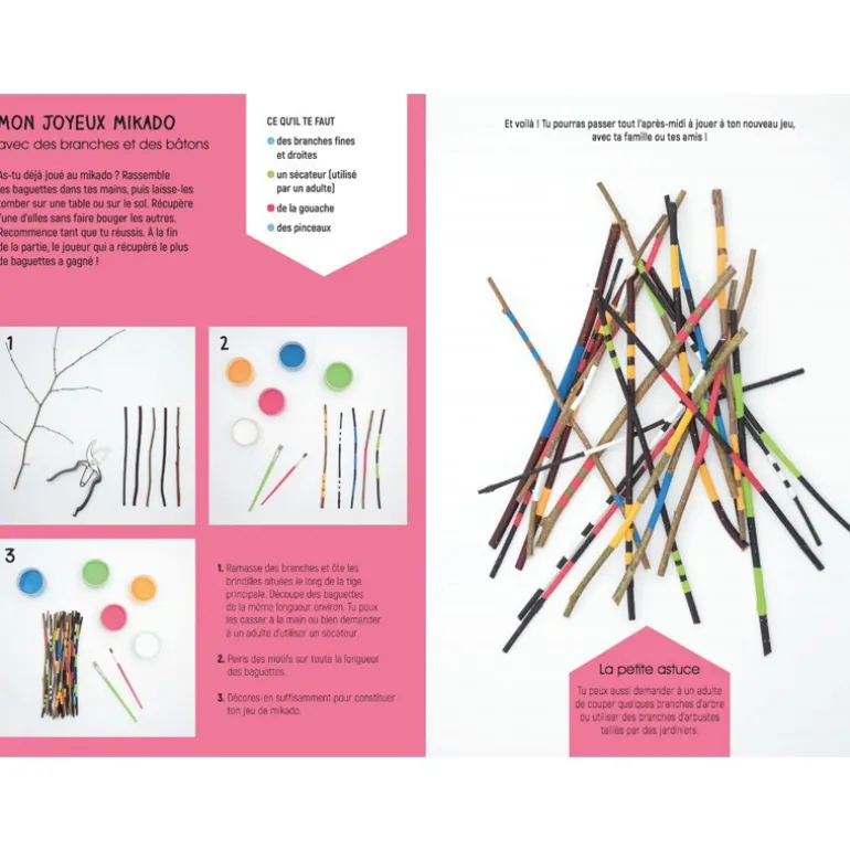 L'atelier Nature - Les après-midi créatifs - Editions Mango