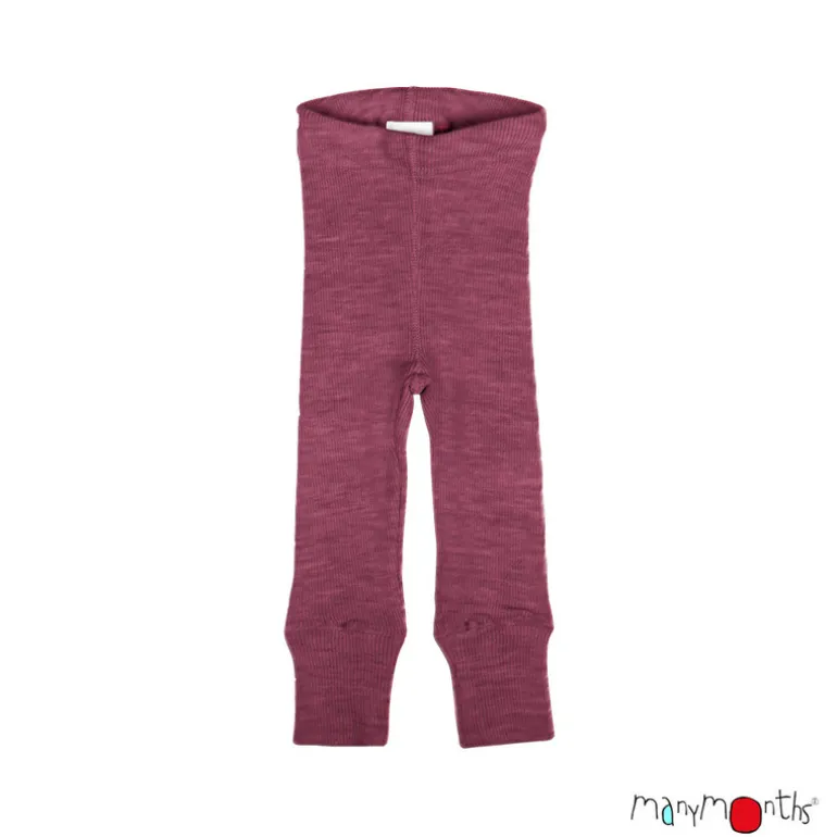 Legging en laine évolutif de Manymonths - Dark Cerise