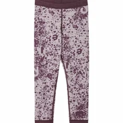 Leggings en laine merinos Villakas - Deep Purple