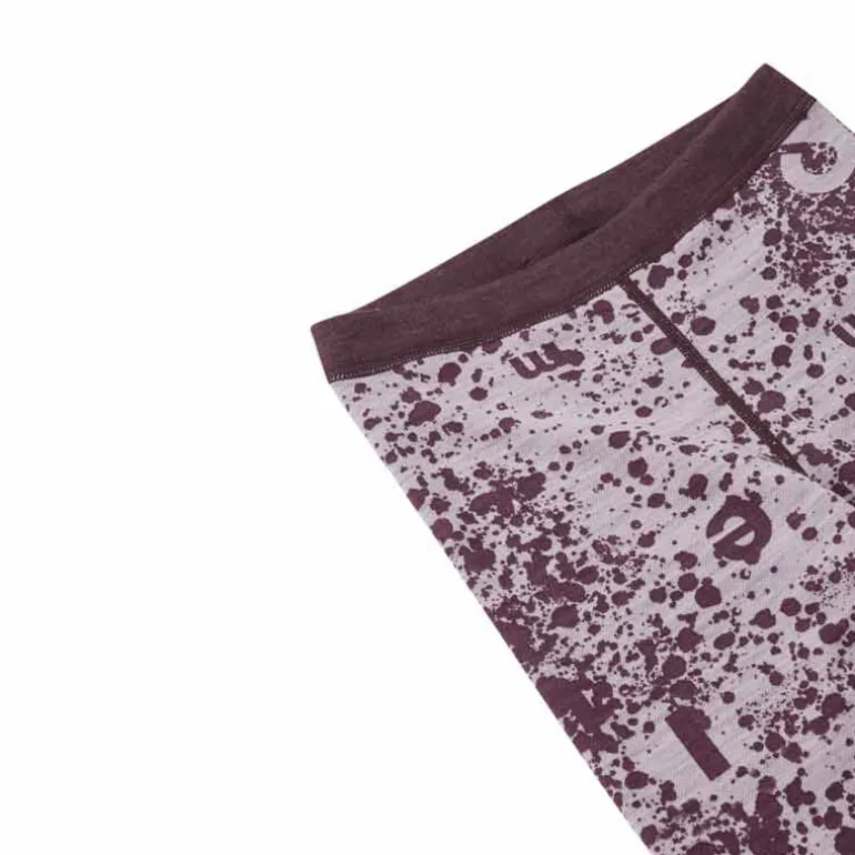 Leggings en laine merinos Villakas - Deep Purple
