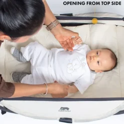 Lit de voyage bébé Deryan - Infant baby - Crème