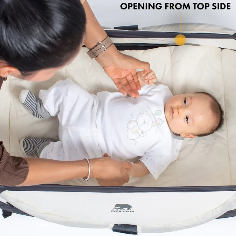 Lit de voyage bébé Deryan - Infant baby - Crème