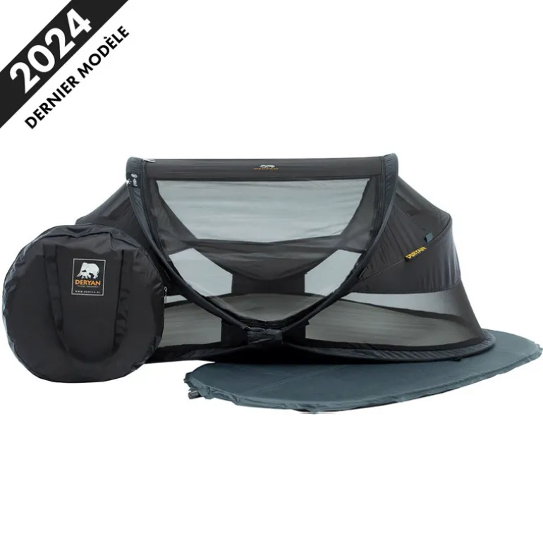Lit de voyage Deryan - Baby Luxe - Jusqu'à 2,5 ans - Noir