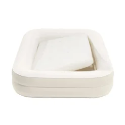 Lit de voyage enfant gonflable - Intex - 3 à 6 ans - Beige Etoilé