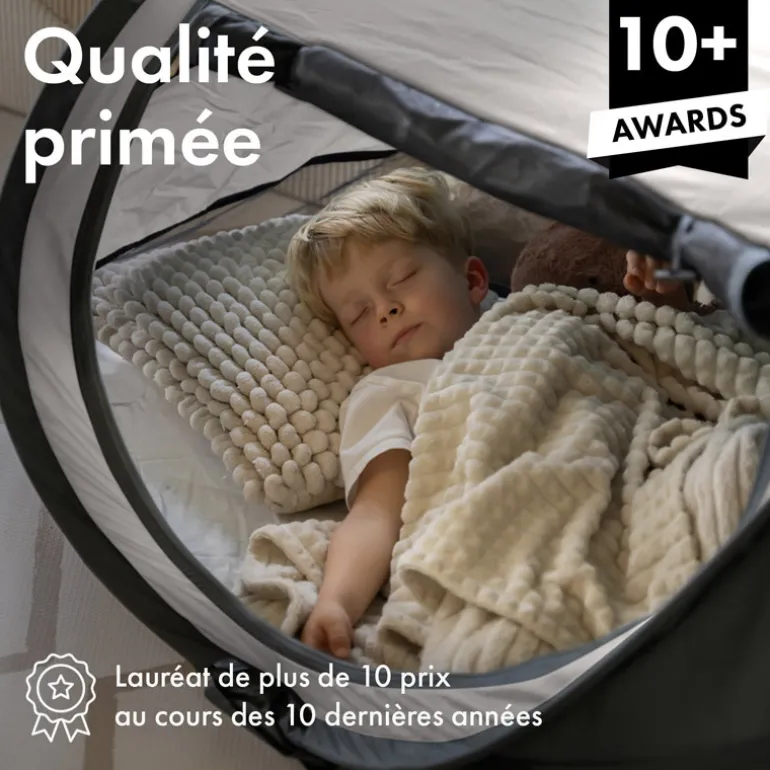 Lit de voyage Peuter Luxe Deryan - Jusqu'à 4,5 ans - Crème