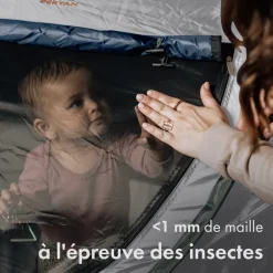 Lit de voyage Peuter Luxe Deryan - Jusqu'à 4,5 ans - Crème
