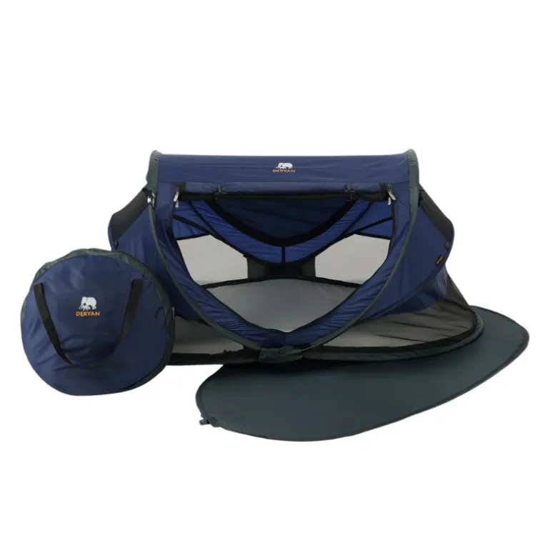 Lit de voyage Peuter Luxe Deryan - Jusqu'à 4,5 ans - Navy Blue