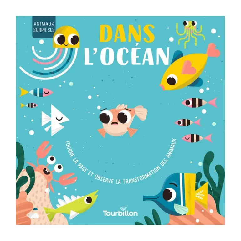 Livre Animaux Surprises "Dans l'Océan" - Edition Tourbillon