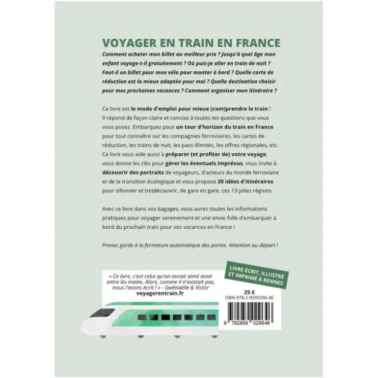 Livre Voyager en train en France - Éditions Voyager en Train