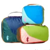 Lot de 3 organiseurs de bagage Cubo - Del Día - Cotopaxi - Couleurs uniques