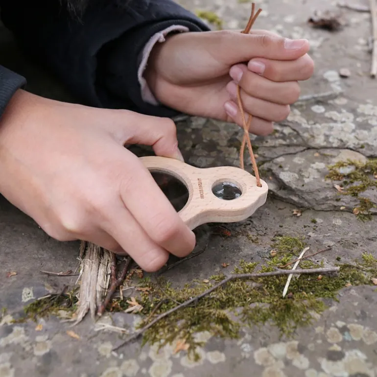 Loupe enfant incassable en bois - Huckleberry