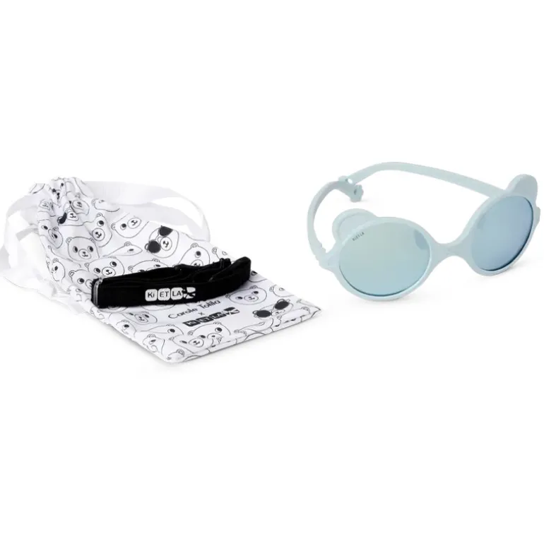 Lunettes KietLa - Ourson - 0 à 4 ans - Bleu ciel