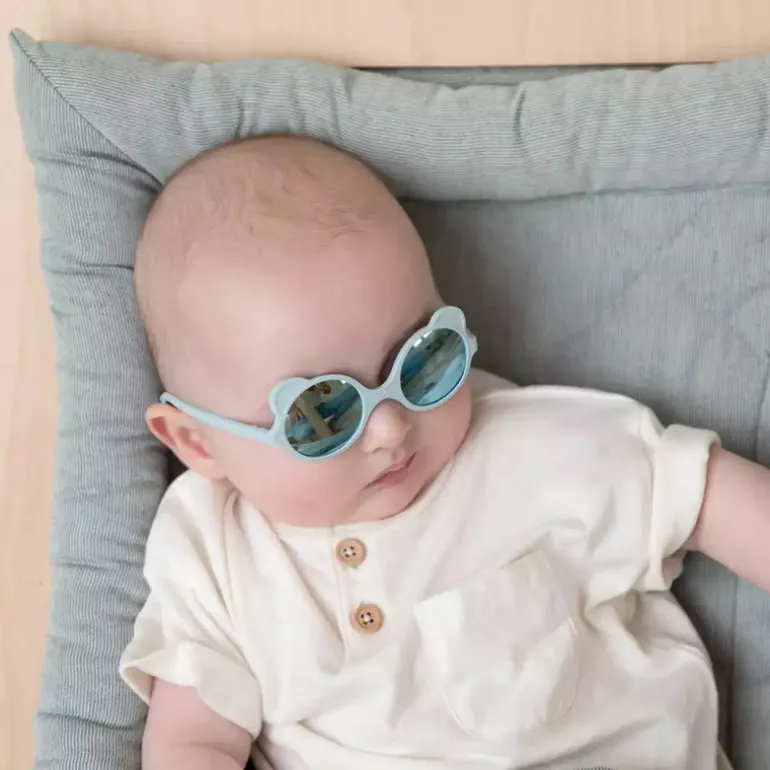 Lunettes KietLa - Ourson - 0 à 4 ans - Bleu ciel