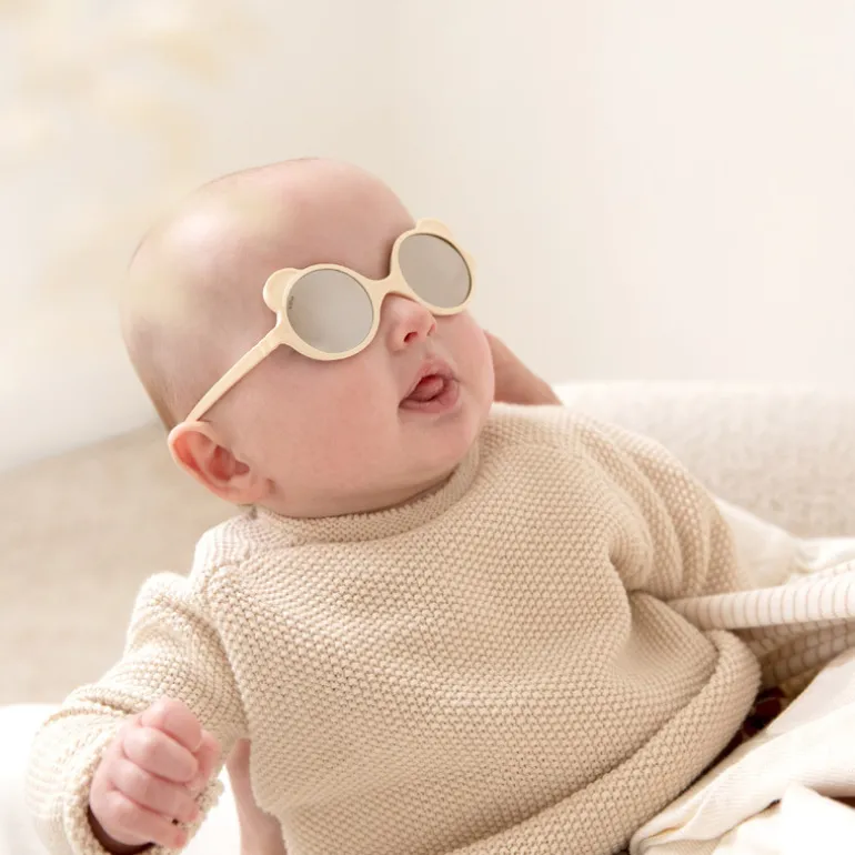 Lunettes KietLa - Ourson - 0 à 4 ans - Crème