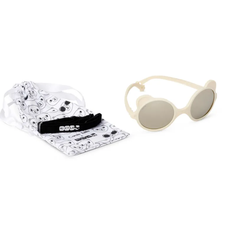 Lunettes KietLa - Ourson - 0 à 4 ans - Crème